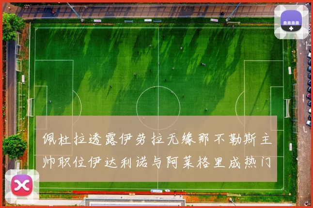 佩杜拉透露伊劳拉无缘那不勒斯主帅职位伊达利诺与阿莱格里成热门候选人